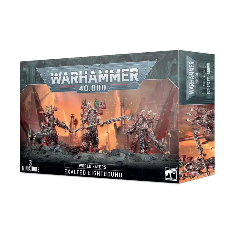 Warhammer 40k - Figuren - Armeen des Chaos - World Eaters - Erhabene Achtgebundene