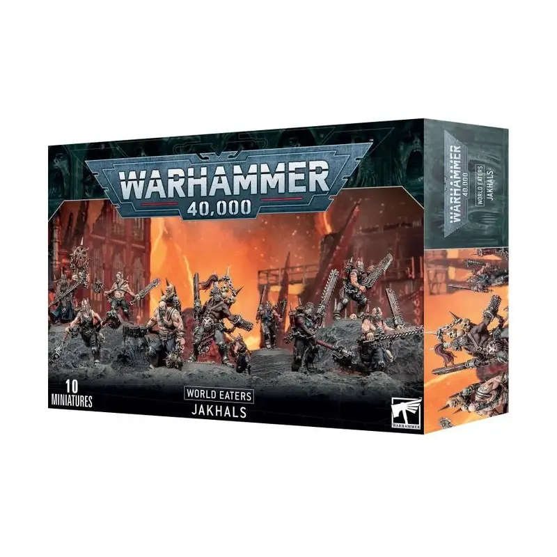 Warhammer 40k - Figuren - Armeen des Chaos - World Eaters - Jakhals