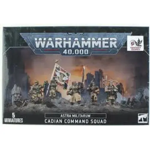 Warhammer 40k - Figuren - Armeen des Imperiums - Astra Militarum - Cadian Command Squad