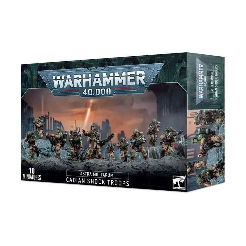 Warhammer 40k - Figuren - Armeen des Imperiums - Astra Militarum - Cadian Shock Troops