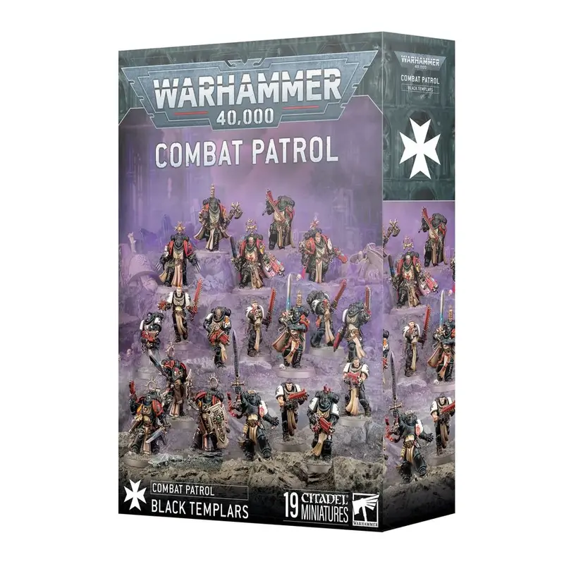 Warhammer 40k - Figuren - Space Marines - Black Templars - Combat Patrol