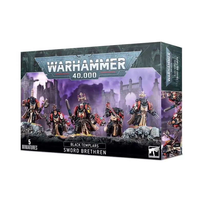 Warhammer 40k - Figuren - Space Marines - Black Templars - Schwertbrüder