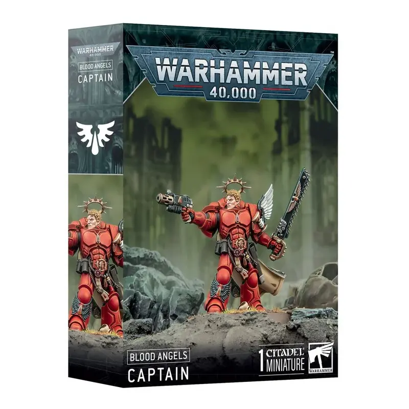 Warhammer 40k - Figuren - Space Marines - Blood Angels - Captain