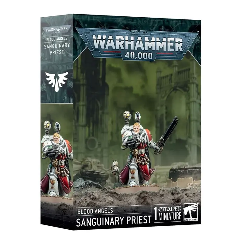 Warhammer 40k - Figuren - Space Marines - Blood Angels - Sanguiniuspriester