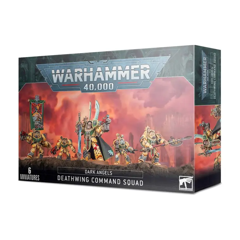 Warhammer 40k - Figuren - Space Marines - Dark Angels - Deathwing Command Squad