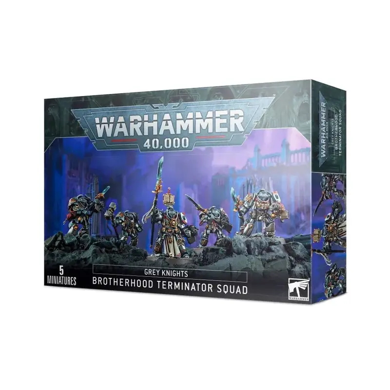 Warhammer 40k - Figuren - Space Marines - Grey Knights - Brotherhood Terminator Squad
