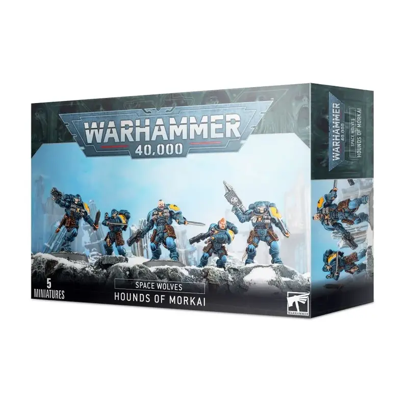 Warhammer 40k - Figuren - Space Marines - Space Wolves - Hounds of Morkai