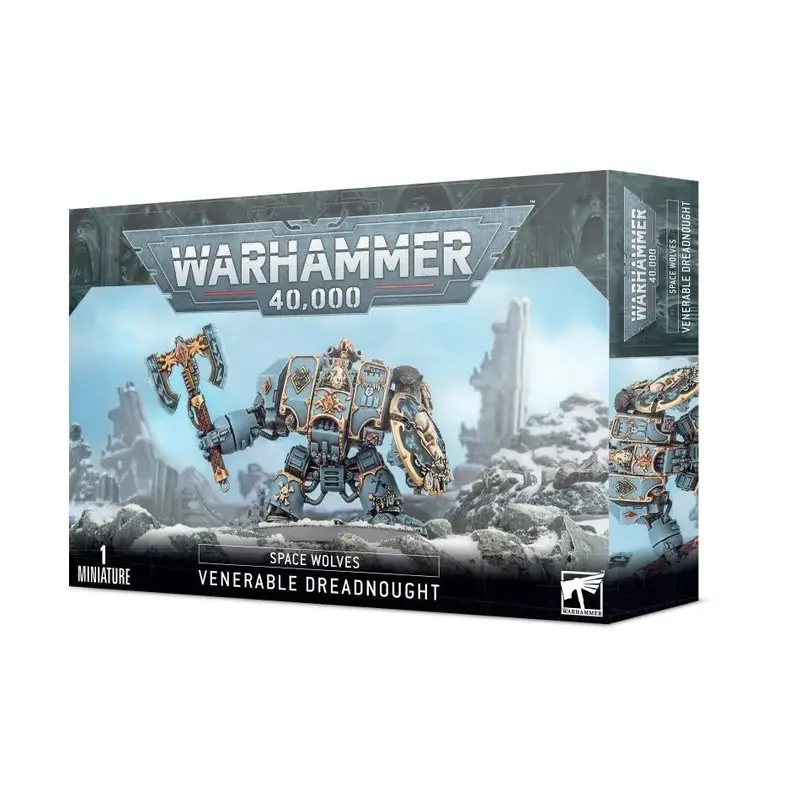 Warhammer 40k - Figuren - Space Marines - Space Wolves - Venerable Dreadnought