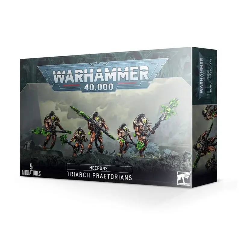 Warhammer 40k - Figuren - Xenos-Armeen - Necrons -Triarchat-Prätorianer