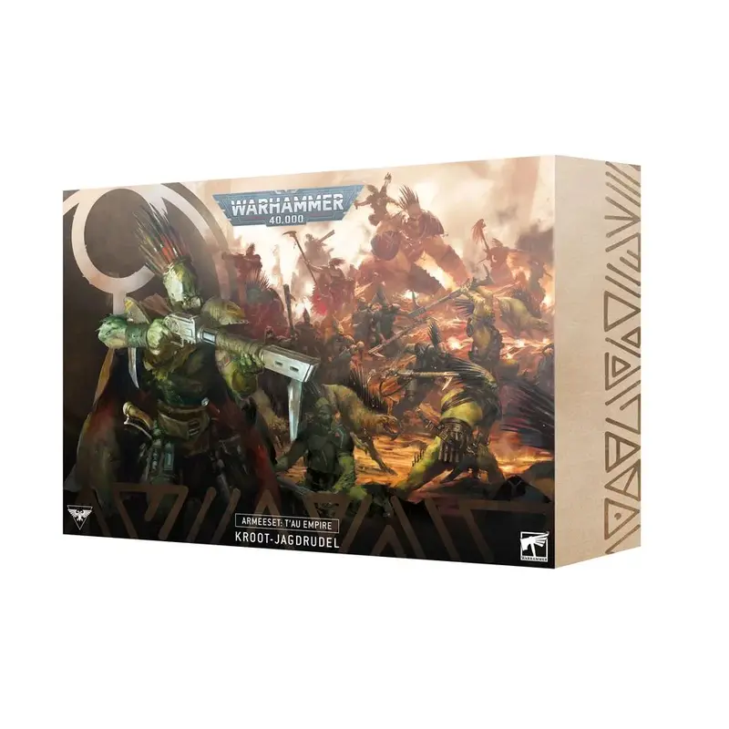 Warhammer 40k - Figuren - Xenos-Armeen - T'au Empire - Kroot-Jagdrudel