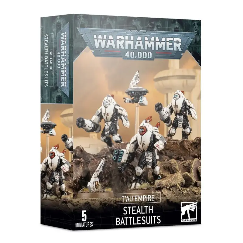 Warhammer 40k - Figuren - Xenos-Armeen - T'au Empire - Stealth Battle Suits