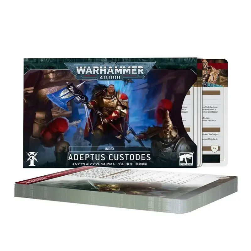 Warhammer 40k - Index - Adeptus Custodes - DE