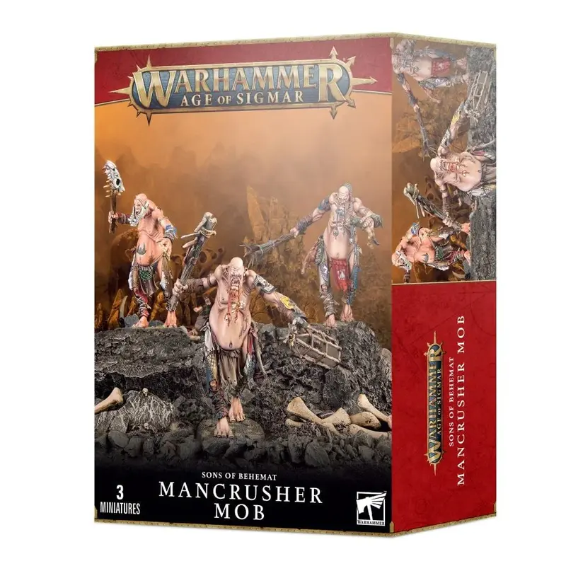 Warhammer - Age of Sigmar - Figuren - Sons of Behemat - Mancrusher Mob