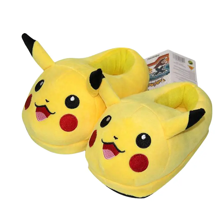Warme Plüsch Pokemon Hausschuhe für Kinder (PikachuMotiv)