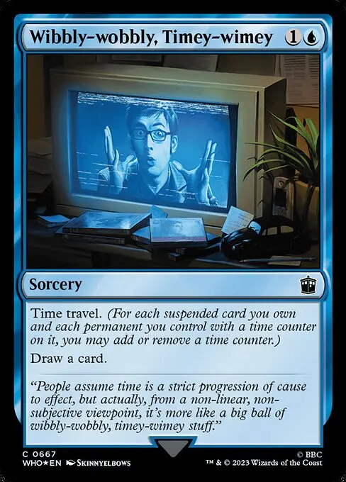 Wibbly-wobbly, Timey-wimey XWHO-667 Common Englisch