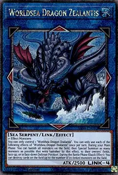 Worldsea Dragon Zealantis (V.5 - Quarter Century Secret Rare) - Quarter Century Stampede (Quarter Century Secret Rare) [RA04-082]