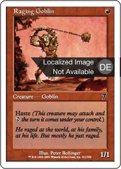 Wütender Goblin 7ED-211 Common Deutsch