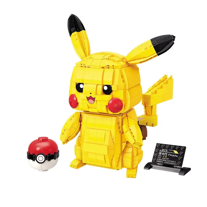 XXL Pikachu Baustein Modell (911 Teile)