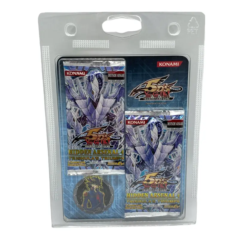 Yu-Gi-Oh 2er Blister Booster Hidden Arsenal 4 Deutsche Ausgabe 1. Auflage