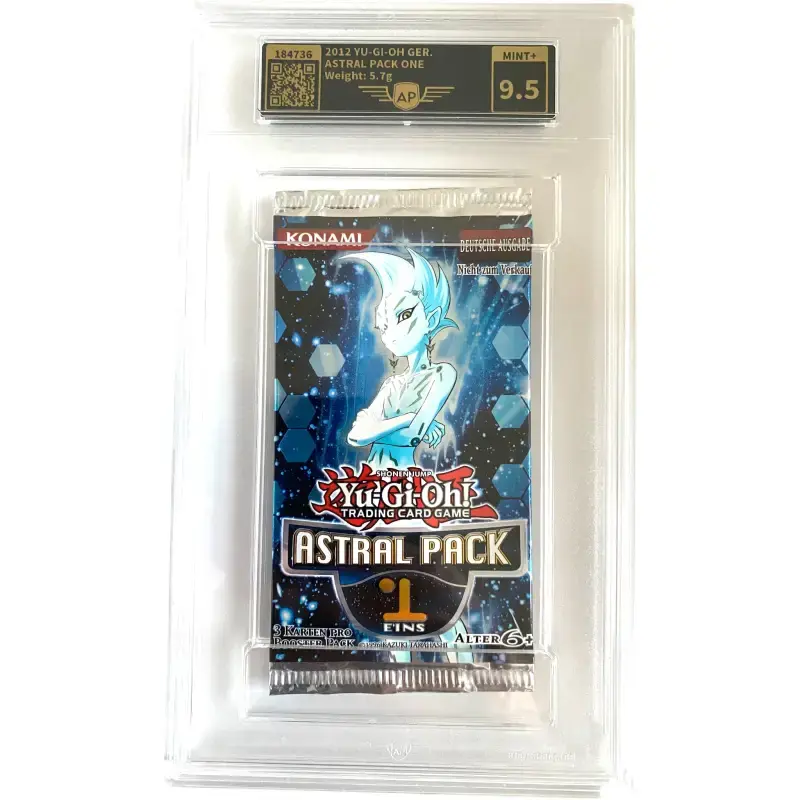 Yu Gi Oh Astral Pack Eins - Booster Pack 9.5 gegradet Mint+