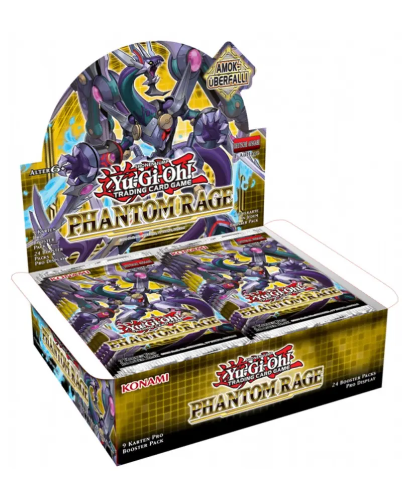 Yu-Gi-Oh! Phantom Rage Display Deutsch – Booster Display mit 24 Packs