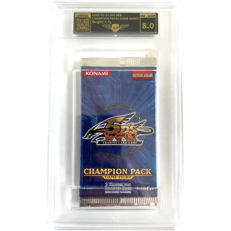 YuGiOh 5Ds Champion Pack 8 - gegradet 8.0 Mint 2009