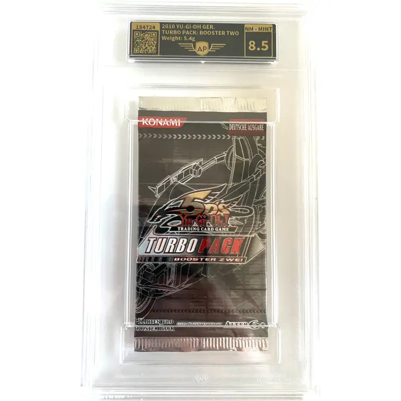 YuGiOh Turbo Pack 2 - gegradet 8.5 Mint 2010