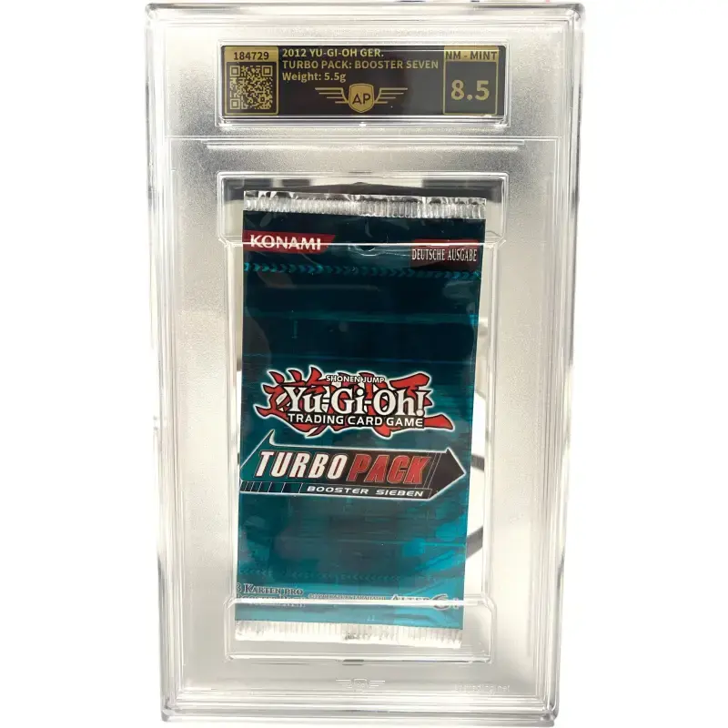 YuGiOh Turbo Pack 7 - gegradet 8.5 Mint 2012