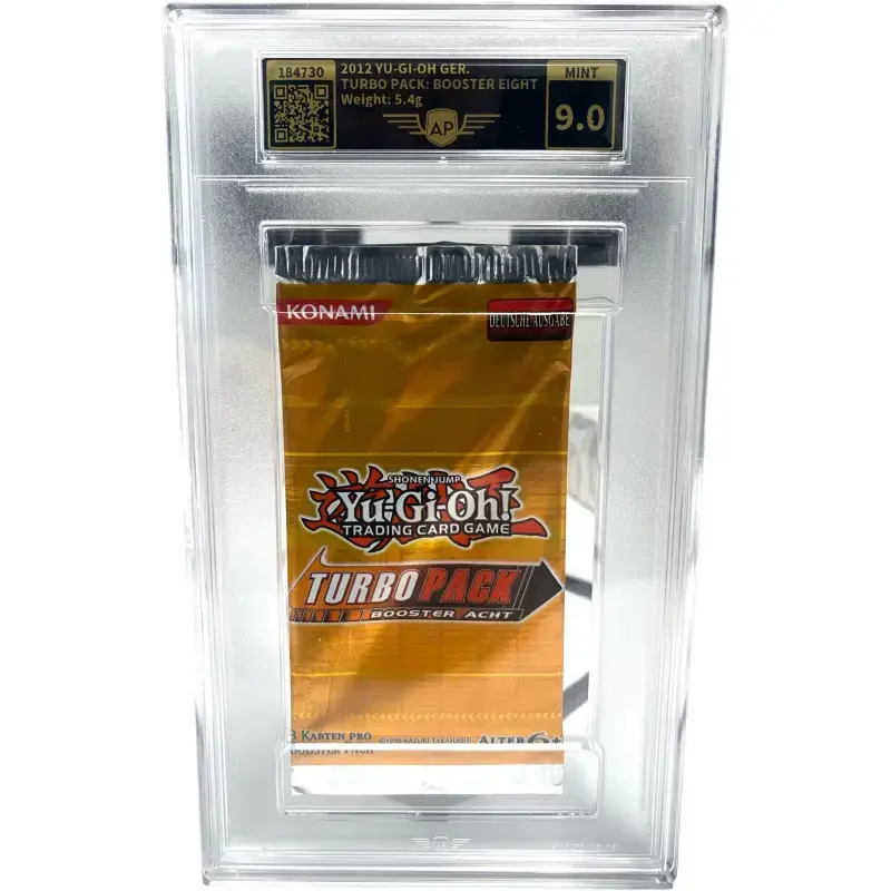 YuGiOh Turbo Pack 8 - gegradet 9.0 Mint 2012