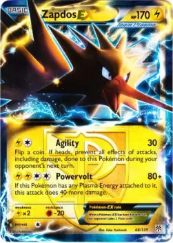 Zapdos EX PLS-48 Ultra Rare Deutsch