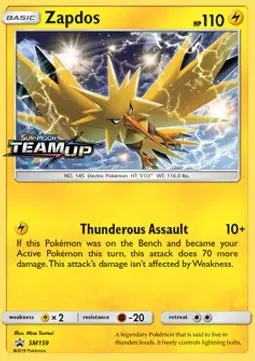 Zapdos SM-159 Promo Good Englisch