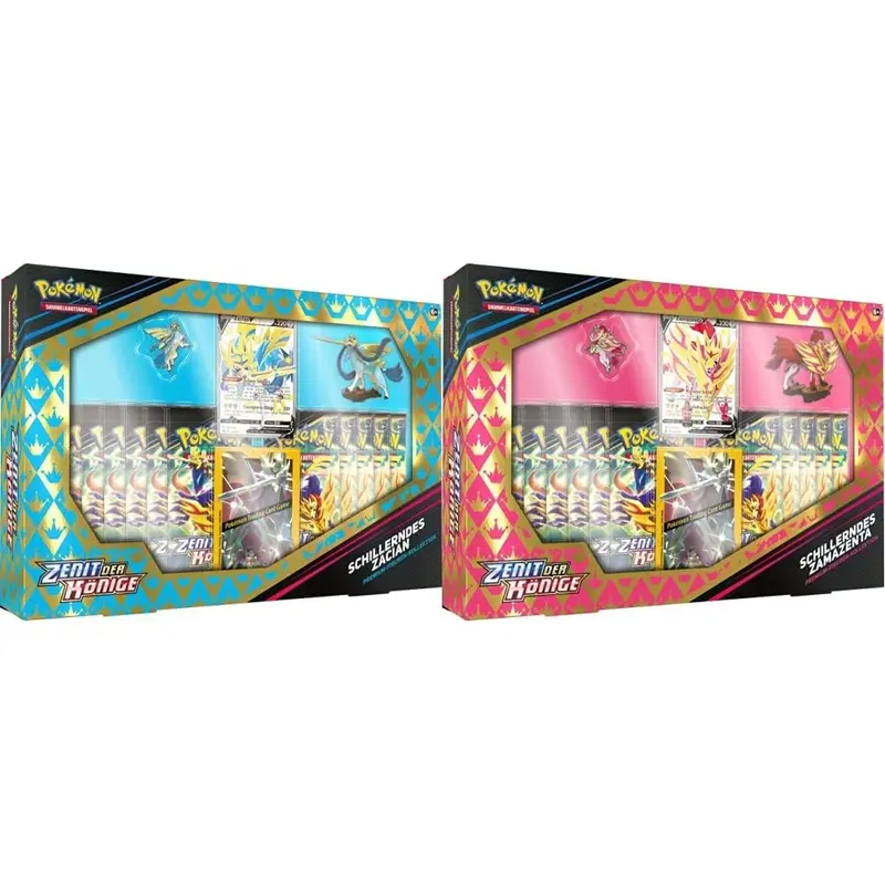 Zenit der Könige Schillerndes Zamazenta Zacian Premium-Figuren-Kollektion - DE