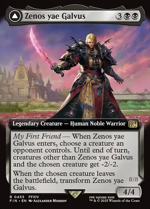 Zenos yae Galvus // Shinryu, Transcendent Rival (V.2) XFIN-455 Rare Englisch
